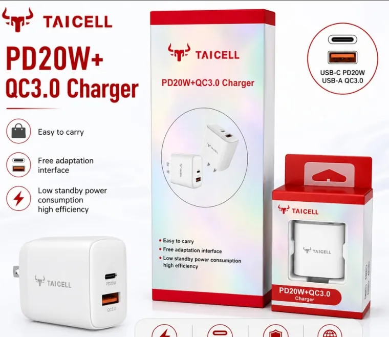 PD20W+ Retail Pack · Boxed